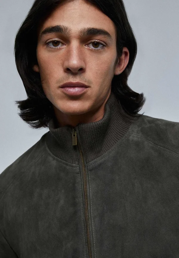 Clearance Scalpers Chaqueta Bomber Piel