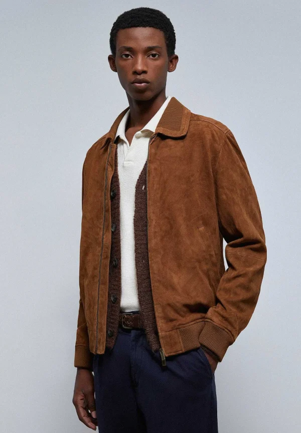 Discount Scalpers Chaqueta Bomber Piel
