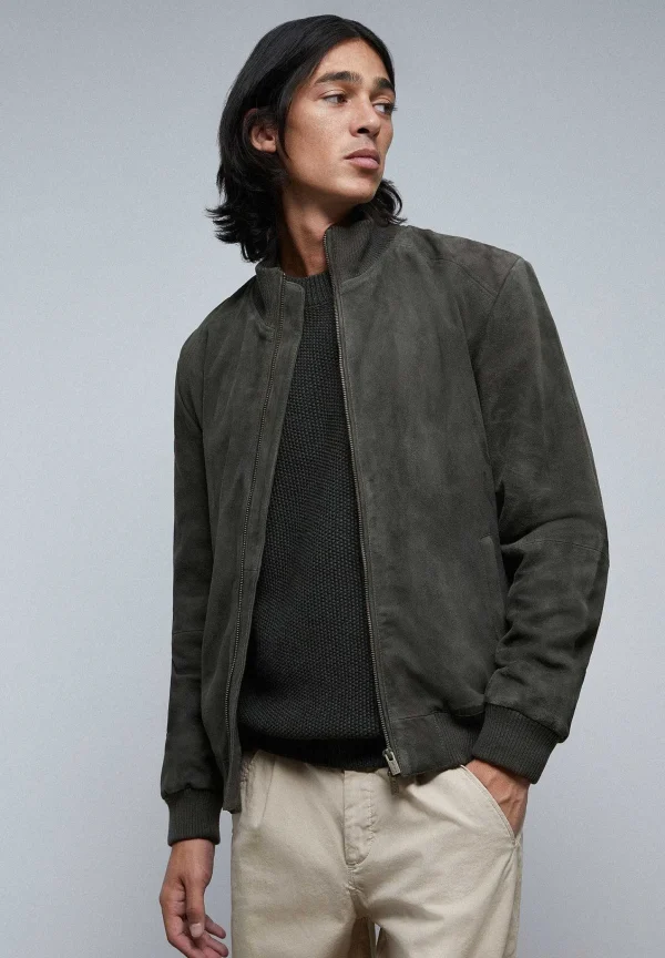 Clearance Scalpers Chaqueta Bomber Piel