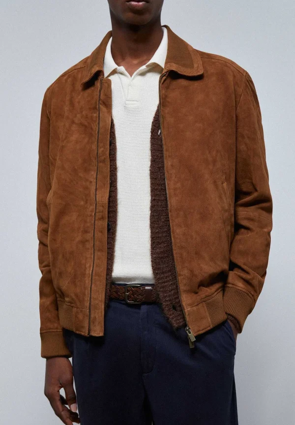 Discount Scalpers Chaqueta Bomber Piel
