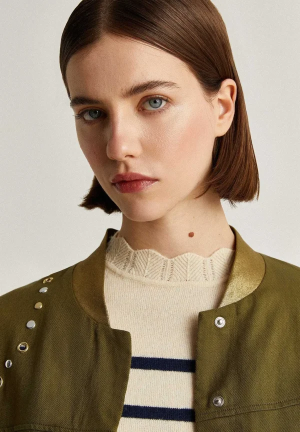 Store Scalpers Chaqueta Bomber Tachuelas