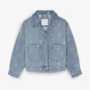 Sale Scalpers Chaqueta Denim Detalles Bordados