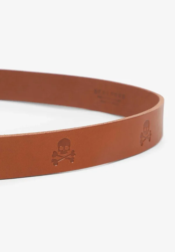 Best Sale Scalpers Cinturon Calaveras Grabadas