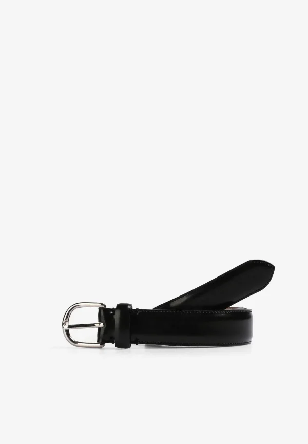 Clearance Scalpers Cinturon Piel Hebilla Metalica
