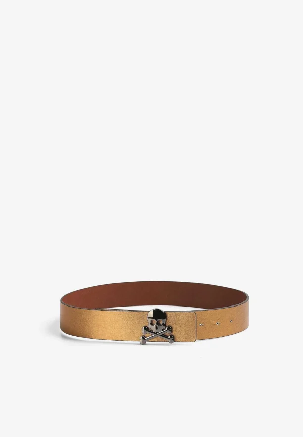 Discount Scalpers Cinturon Reversible Calavera