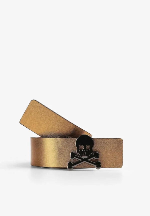 Discount Scalpers Cinturon Reversible Calavera
