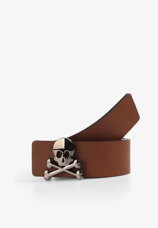 Discount Scalpers Cinturon Reversible Calavera