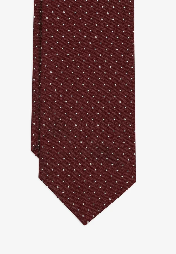 Clearance Scalpers Corbata Seda 7 Pliegues Puntos