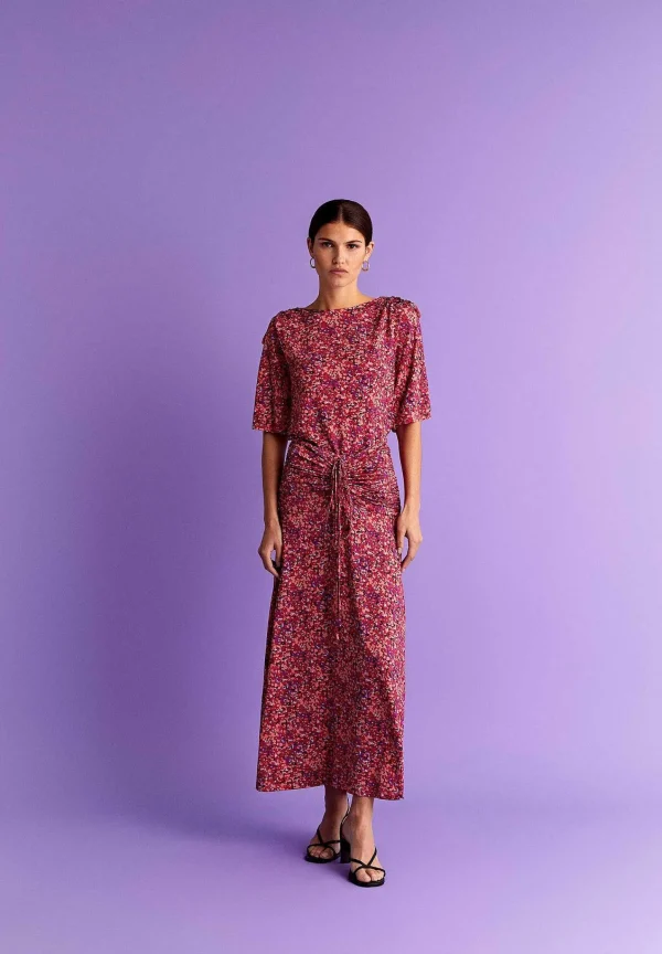 Shop Scalpers Falda Midi Frunces Cordon