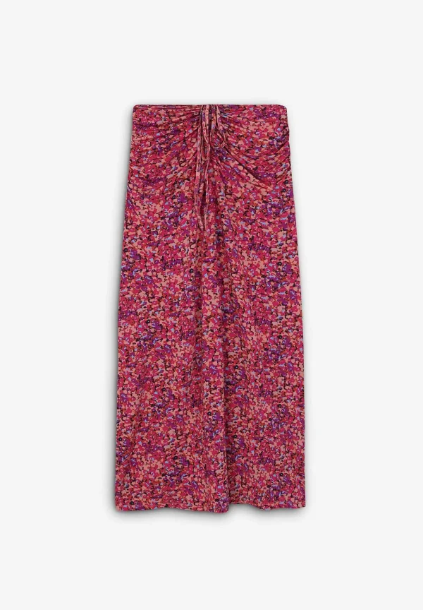 Flash Sale Scalpers Falda Midi Frunces Cordon