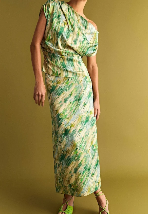 Cheap Scalpers Falda Midi Print