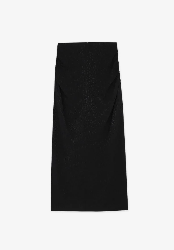 Fashion Scalpers Falda Midi Skull Star