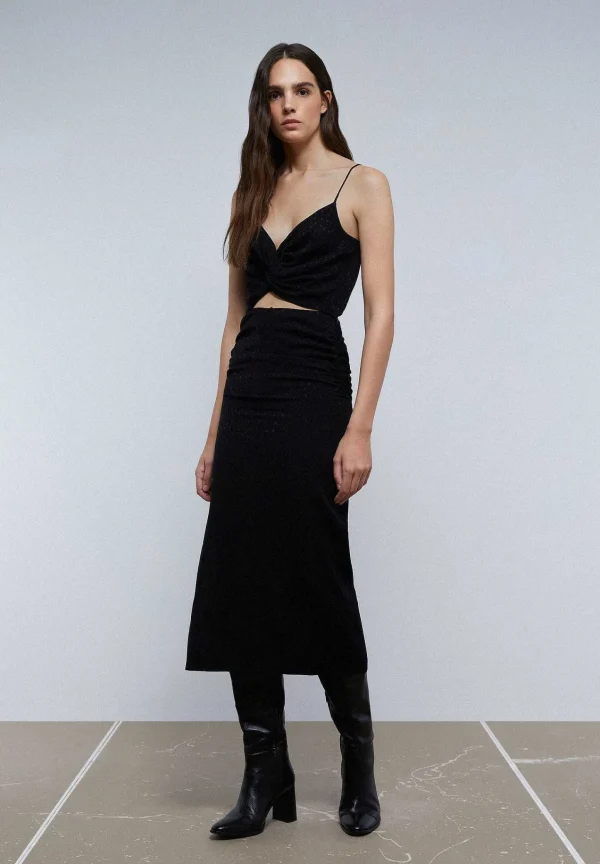 Fashion Scalpers Falda Midi Skull Star
