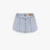 Outlet Scalpers Falda Mini Denim Lavada