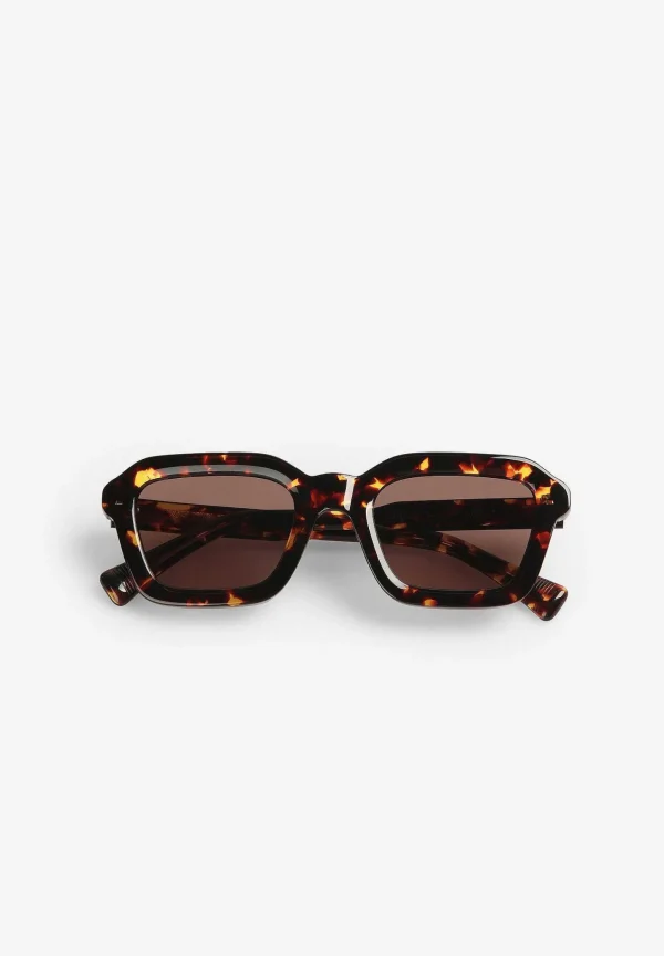 Clearance Scalpers Gafas Sol Cuadradas Pasta Efecto Carey