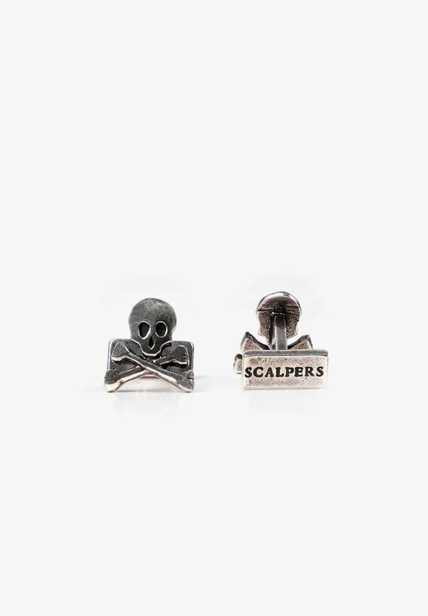 Clearance Scalpers Gemelos Calaveras Plateados
