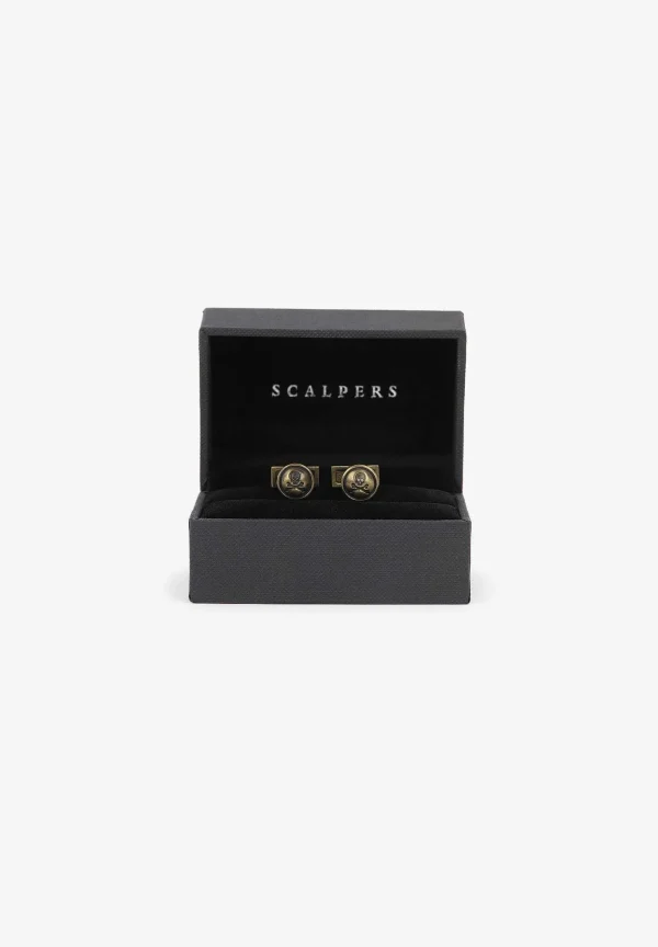 Sale Scalpers Gemelos Redondos Oro Viejo