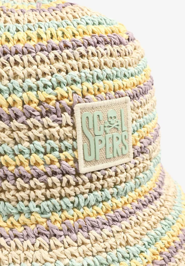 Store Scalpers Gorro Bucket Crochet Rayas