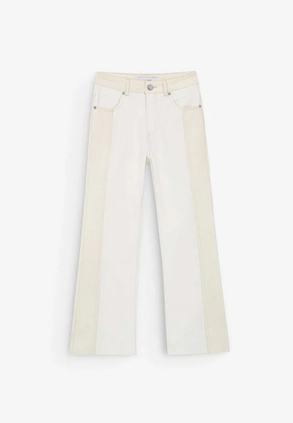 Sale Scalpers Jeans Ankle Flare Detalle Contraste