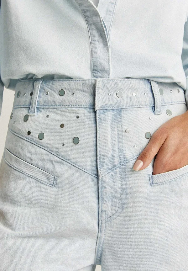 Store Scalpers Jeans Culotte Detalle Tachas