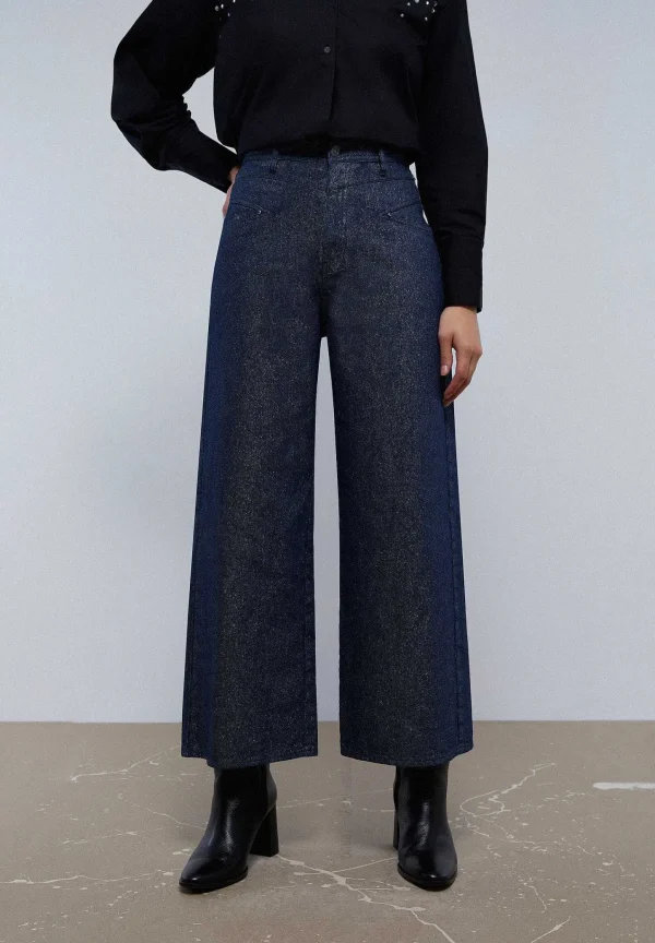 Shop Scalpers Jeans Culotte Foil