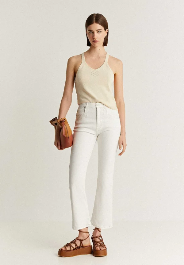 Fashion Scalpers Jeans Detalle Costura Trasera