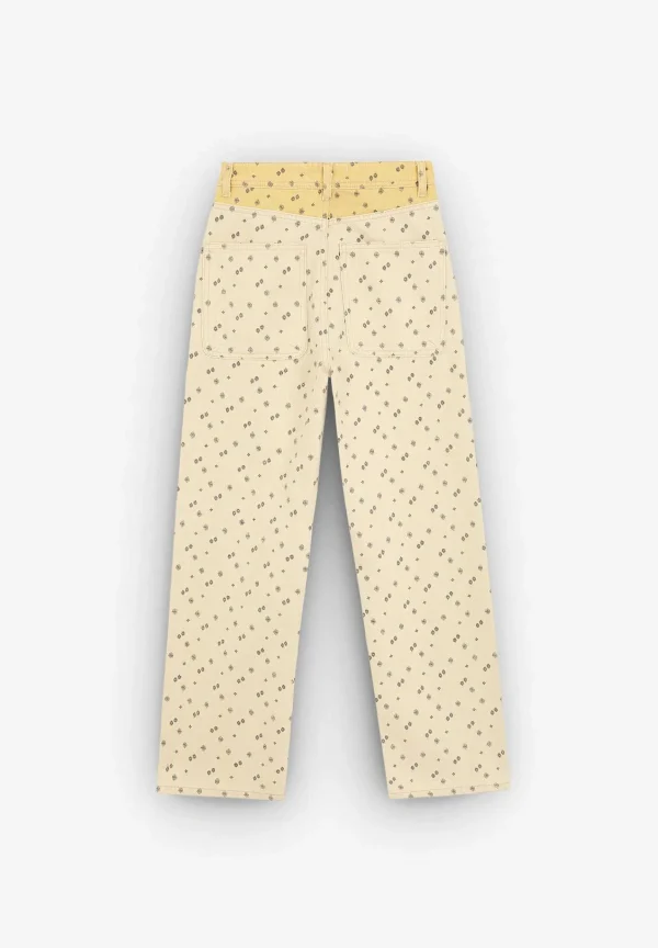 Cheap Scalpers Jeans Rectos Motivos Etnicos