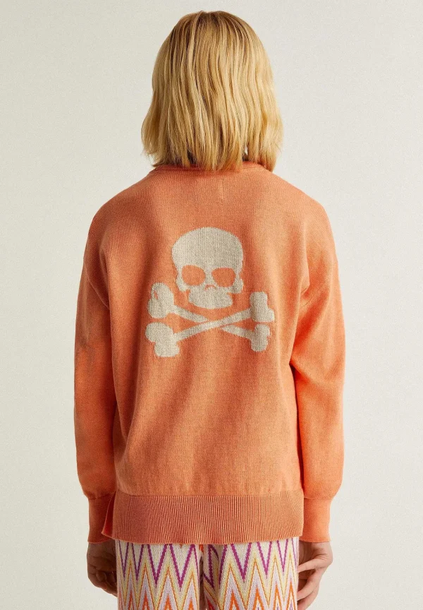 Hot Scalpers Jersey Calavera Contraste Trasera Lurex