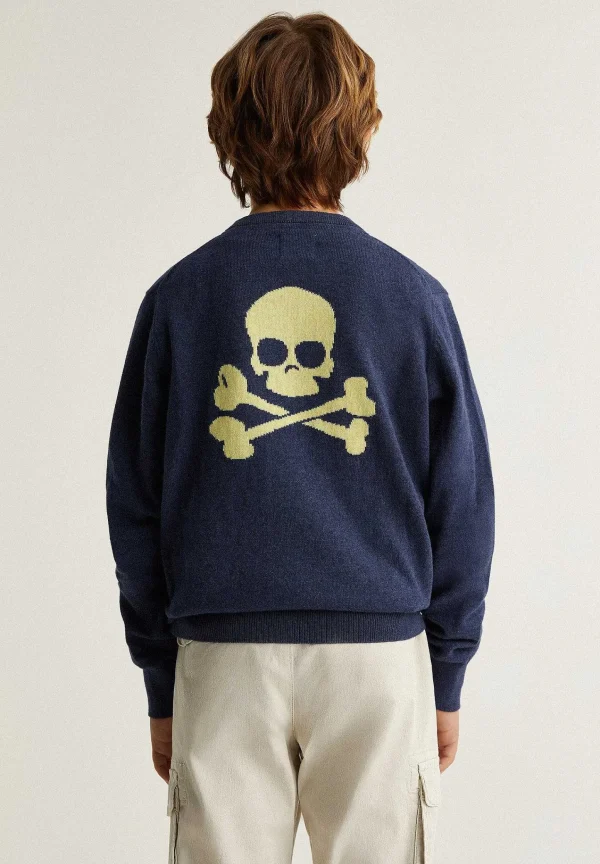Fashion Scalpers Jersey Calavera Contraste Trasera