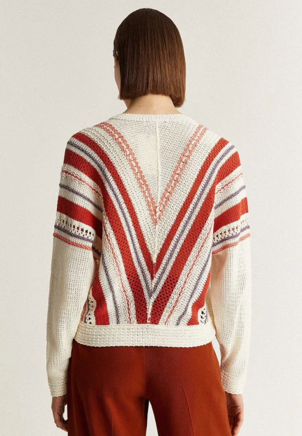 Outlet Scalpers Jersey Crochet Rayas