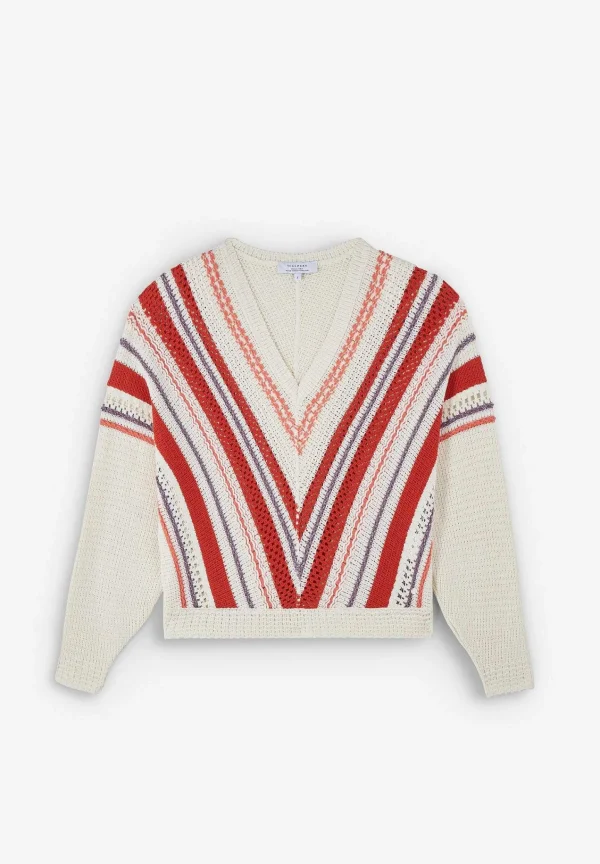 Outlet Scalpers Jersey Crochet Rayas