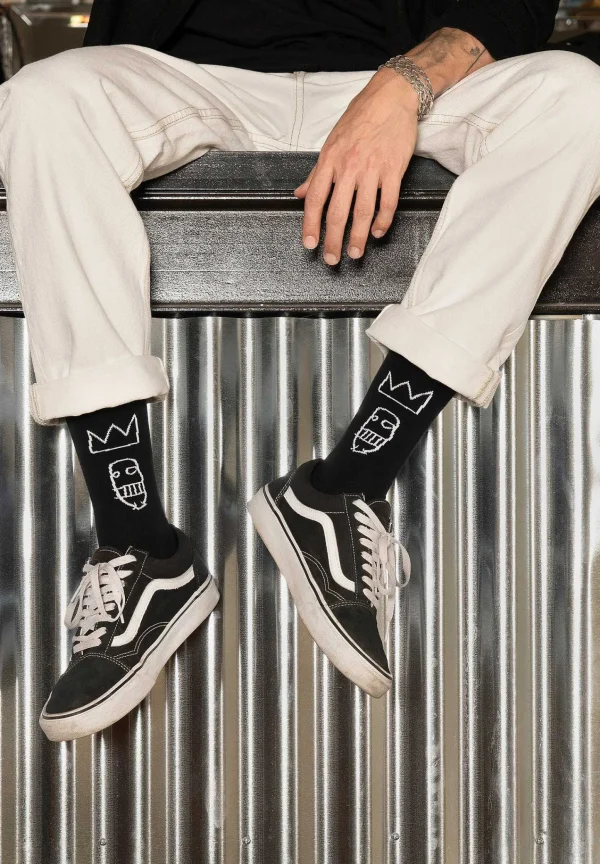 Outlet Scalpers Jimmy Lion | Calcetines Basquiat Sugar Ray Robinson
