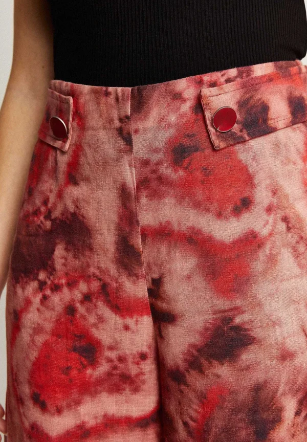 Shop Scalpers Pantalon Culotte Tie Dye Lino