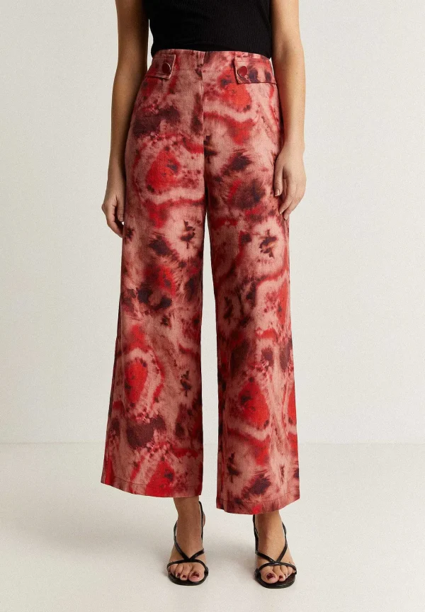 Shop Scalpers Pantalon Culotte Tie Dye Lino