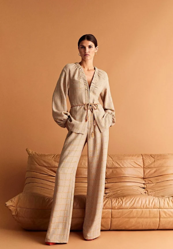 Store Scalpers Pantalon Fluido Cuadros