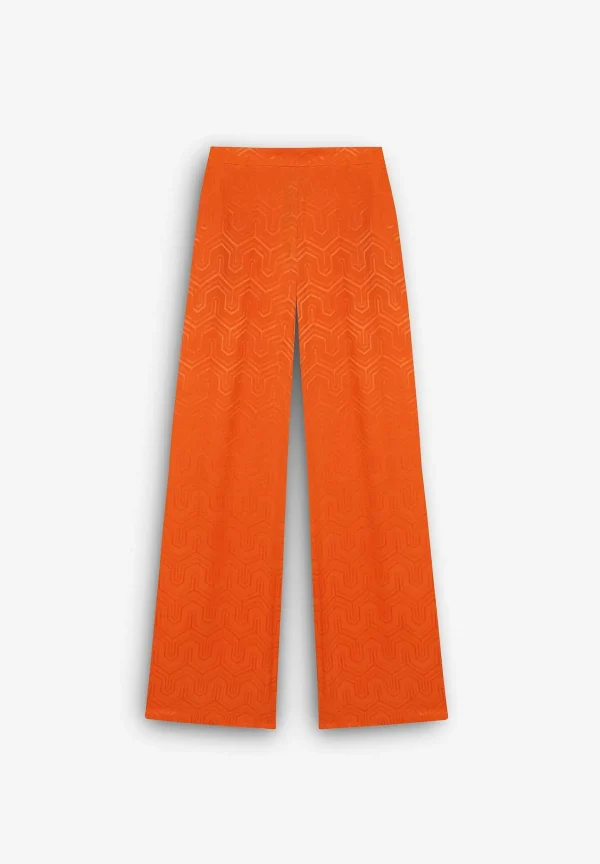 Fashion Scalpers Pantalon Fluido Detalles Geometricos