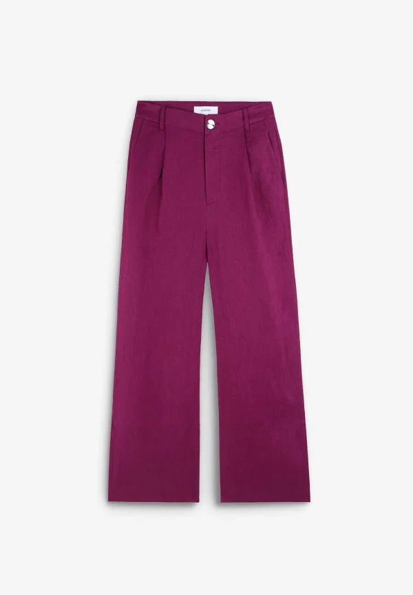 New Scalpers Pantalon Lino Pinzas