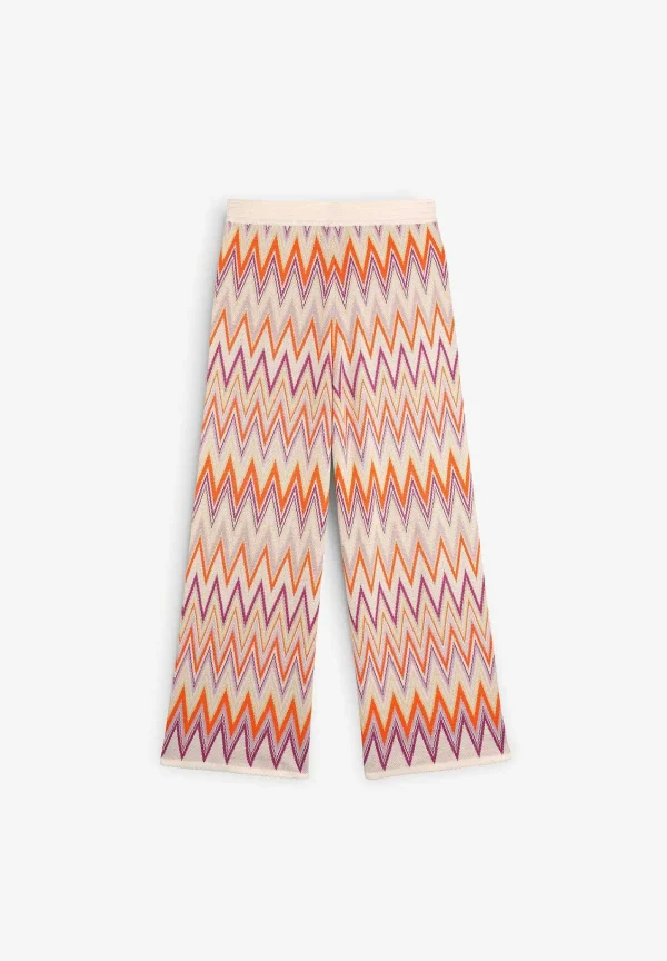 Flash Sale Scalpers Pantalon Punto Zigzag Detalle Bajo