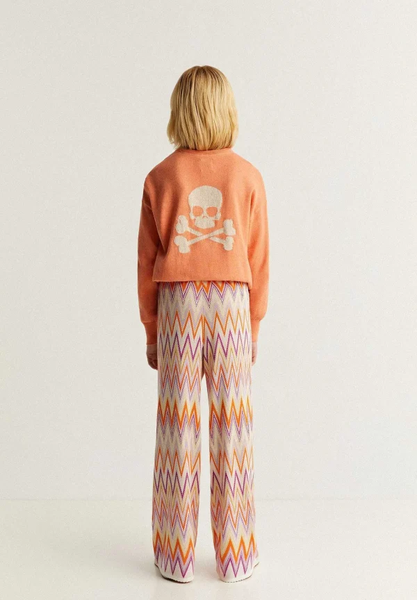 Flash Sale Scalpers Pantalon Punto Zigzag Detalle Bajo
