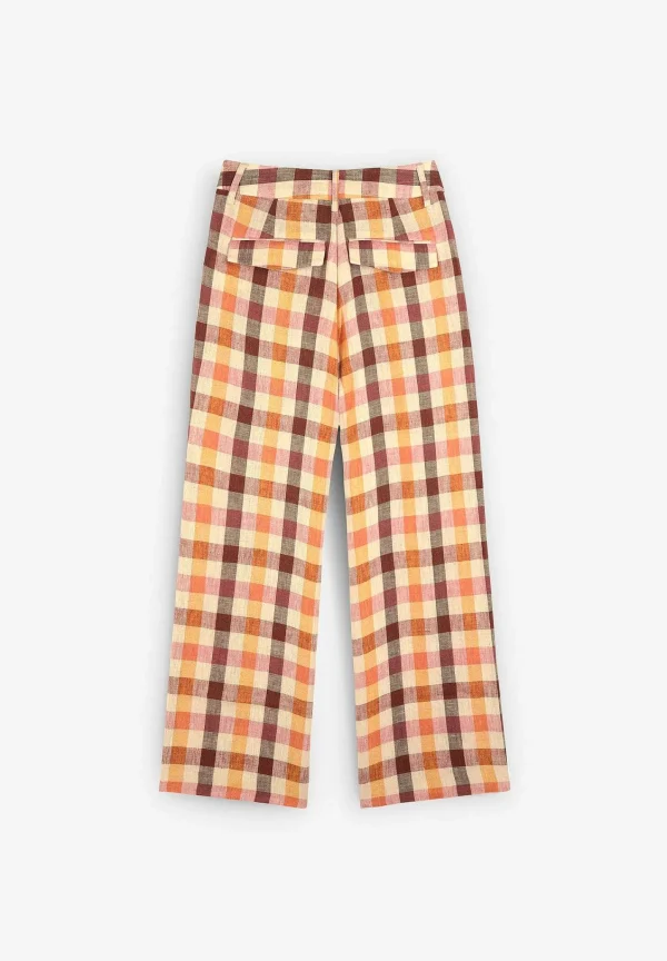 Fashion Scalpers Pantalon Vichy Lino Cuadros