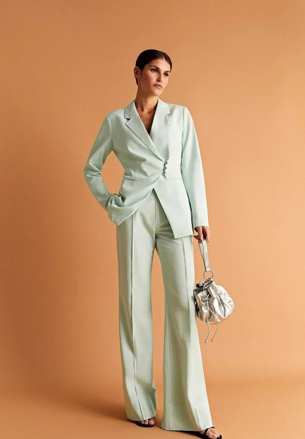 Online Scalpers Pantalon Wide Leg Botones