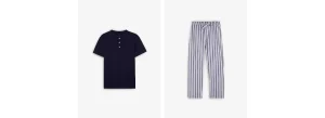 Fashion Scalpers Pijama Detalle Pantalon Rayas