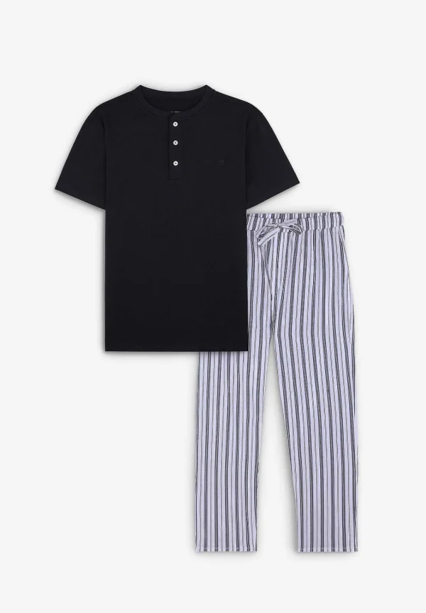 Hot Scalpers Pijama Detalle Pantalon Rayas