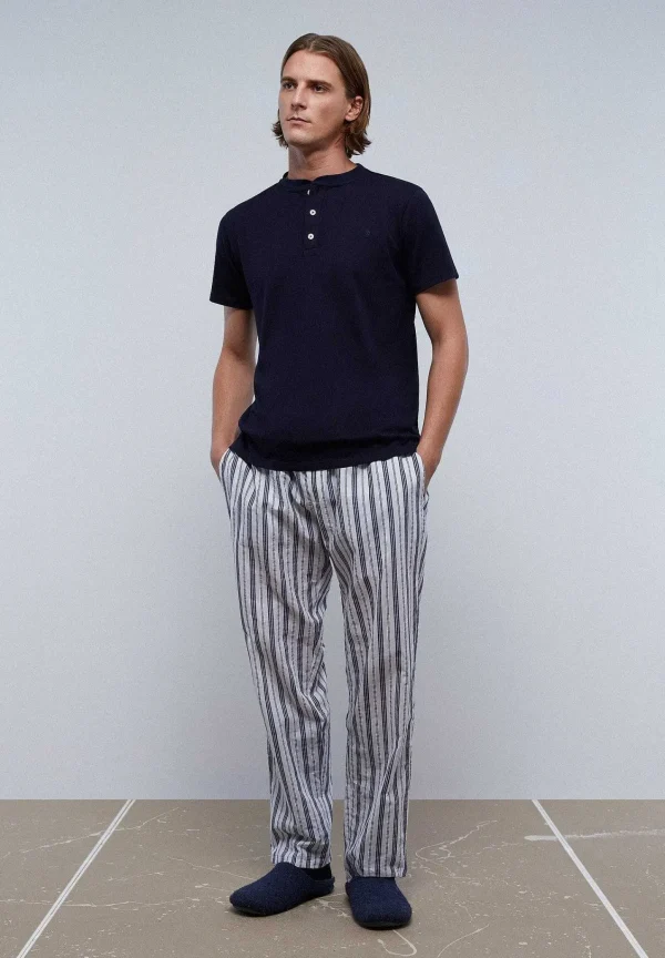 Fashion Scalpers Pijama Detalle Pantalon Rayas
