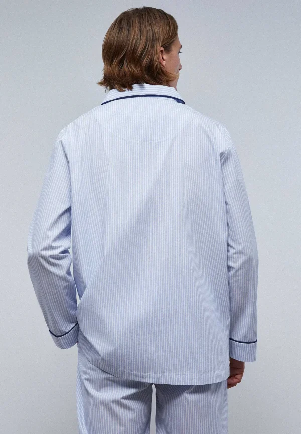 Hot Scalpers Pijama Rayas Ribete Contraste