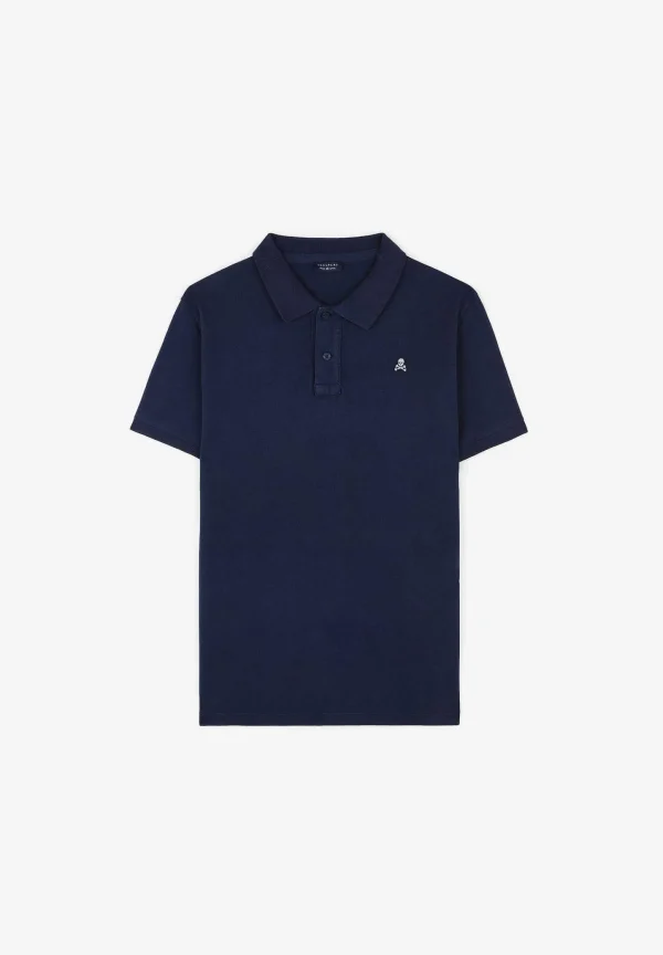 Fashion Scalpers Polo Basico Calavera Contraste