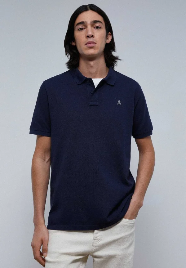 Fashion Scalpers Polo Basico Calavera Contraste