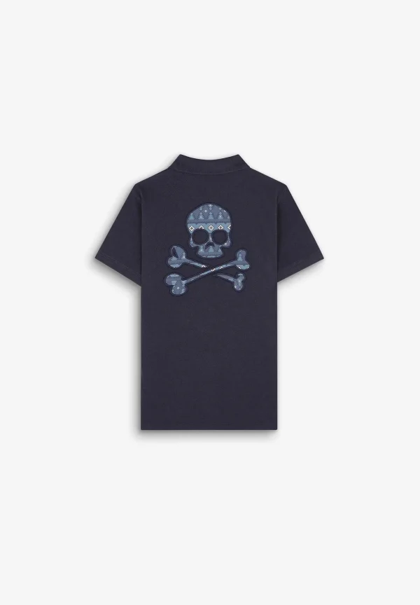 Sale Scalpers Polo Calavera Parche