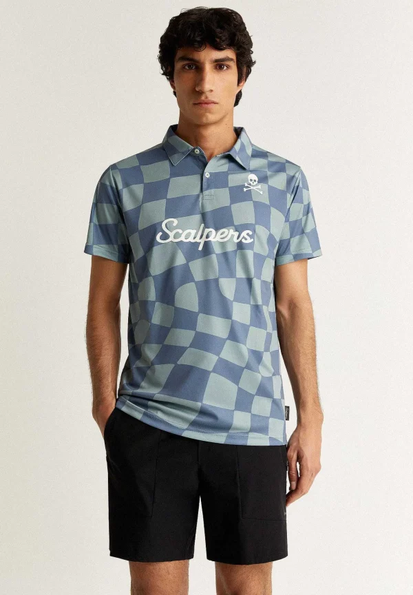 Best Scalpers Polo Tecnico Cuadros Adrenaline