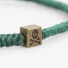 Flash Sale Scalpers Pulsera Nudos Calavera Grabada